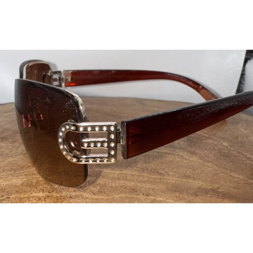Downtown Summer Vacation Foster Grant VL Gold Brown Gradient Sunglasses‎